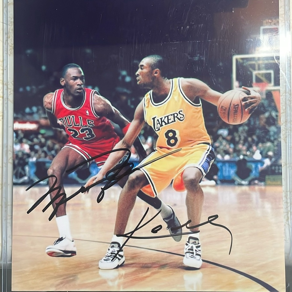 Michael Jordan Kobe Bryant✅ Autographed w/COA